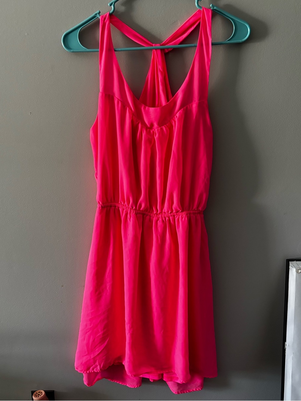 Bright Hot Pink Blouse